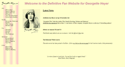 Desktop Screenshot of georgette-heyer.com